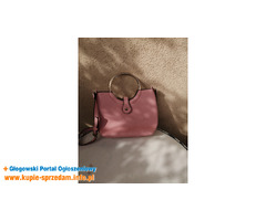 Pastelowa róż torebka damska