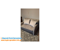 Komplet Sofa 2-osobowa,2 Fotele -kubełki,Ława,Dywan.