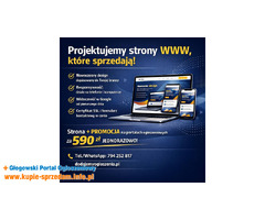 Własna strona WWW od 590 zł - profesjonalnie i bez przepłacania