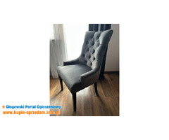 Krzesło glamour z kołatką