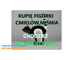 KUPIĘ FIGURKI ĆMIELÓW,WAŁBRZYCH,CHODZIEŻ,MIŚNIA TELEFON 694972047