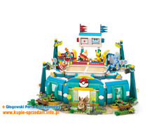 Klocki POKEMON stadion treningowy + 5 figurek pokemon! - MEGA ZESTAW